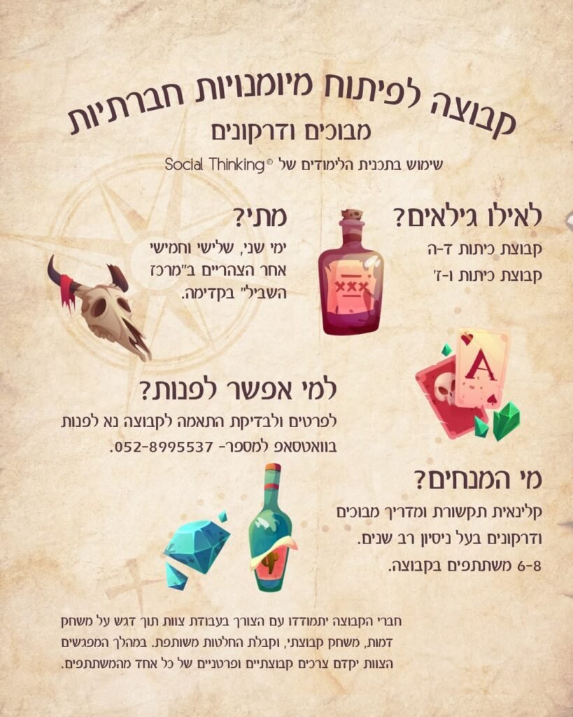 פרסום קבוצת מיומנויות חברתיות